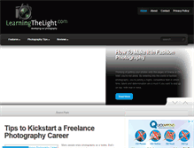 Tablet Screenshot of learningthelight.com